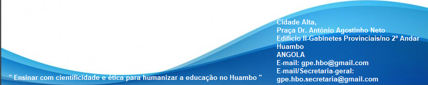 GABINETE PROVINCIAL DA EDUCAÇÃO